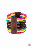 Jamaican Me Jam - Multi Wood Paparazzi Bracelet