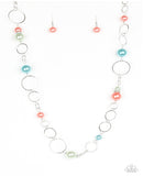 Lovely Lady Luck Multi - Pink Paparazzi Necklace