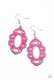 Mantras and Mandalas - Pink Paparazzi Earrings