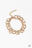 Material Girl - Gold Paparazzi Bracelet