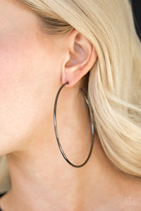 Meet Your Maker - Black Paparazzi Earrings