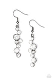 Milky Way Magnificence - Black Bling Paparazzi Earrings