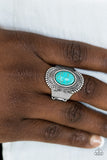 Modern Mesa - Blue Paparazzi Ring