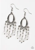 Not the Only Fish in the Sea - White Paparazzi Earrings