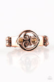 Oceanic Bliss - Copper Paparazzi Ring