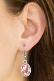 Oceans Away - Pink Paparazzi Earrings