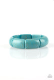 Peace Out - Blue Paparazzi Bracelet