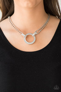 Razzle Dazzle - Silver Bling Paparazzi Necklace