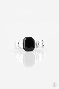 Regal Relic - Black Paparazzi Ring