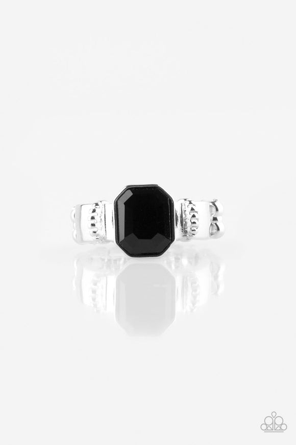 Regal Relic - Black Paparazzi Ring