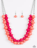 Rio Rhythm Multi - Orange Paparazzi Necklace