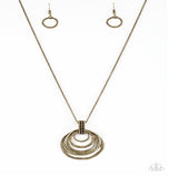 Rippling Relic - Brass Paparazzi Necklace