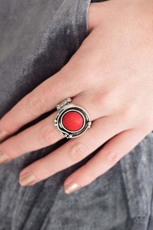 River Roamer - Red Paparazzi Ring