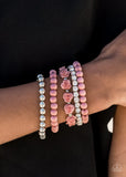 Rose Garden Grandeur - Pink Paparazzi Bracelet