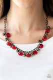 Runway Rebel - Red Paparazzi Necklace