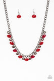 Runway Rebel - Red Paparazzi Necklace