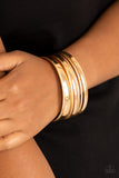 Sahara Shimmer - Gold Paparazzi Bracelet