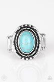 SandStone Sanctuary - Blue Paparazzi Ring