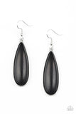 Santa Fe Skies - Black Paparazzi Earrings