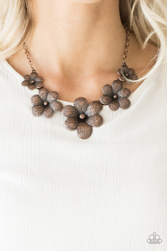 Secret Garden - Copper Paparazzi Necklace