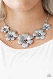 Secret Garden - Silver Paparazzi Necklace