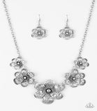 Secret Garden - Silver Paparazzi Necklace