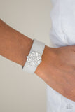 Show Stopper - Silver Paparazzi Bracelet Wrap