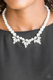 Society Socialite Pearls - White Paparazzi Necklace