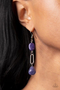 Stone Apothecary - Purple Paparazzi Earrings