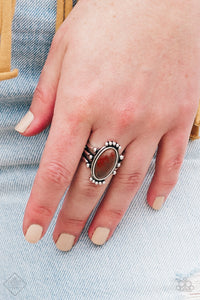 Stone Arches - Brown Paparazzi Ring