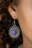 Summer Blooms - Purple Paparazzi Earrings