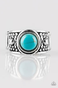 Summer Oasis - Blue Paparazzi Ring