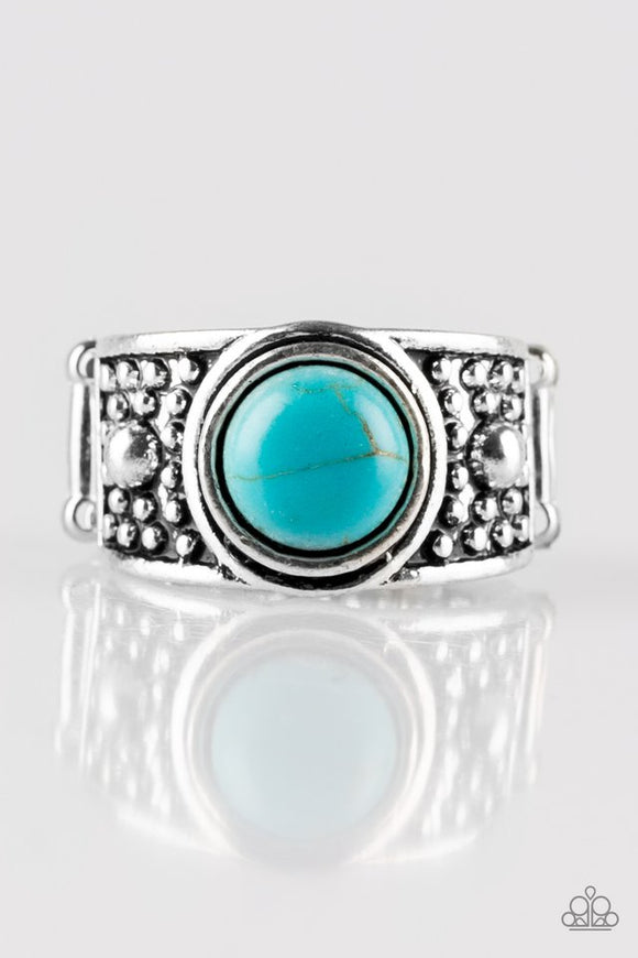 Summer Oasis - Blue Paparazzi Ring