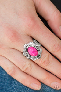 Summer Paradise - Pink Paparazzi Ring