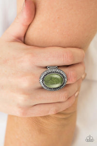 Surfin Sand Dunes - Green Paparazzi Ring