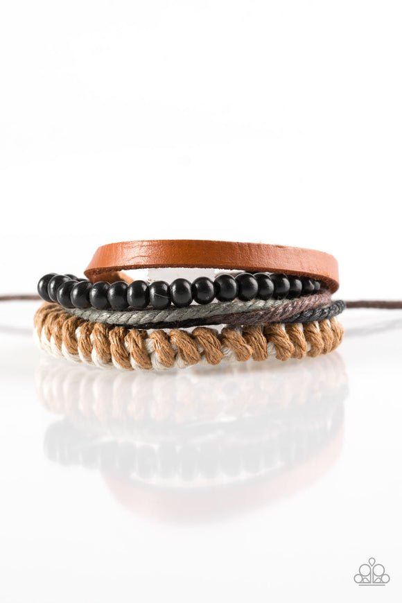 The Pioneer - Brown Paparazzi Bracelet - Urban