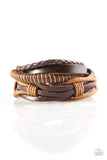 Trailbreaker - Brown Paparazzi Bracelet - Urban