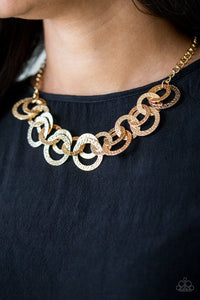 Treasure Tease - Gold Paparazzi Necklace