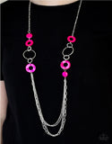 Tropical Sunsets - Pink Paparazzi Necklace