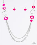 Tropical Sunsets - Pink Paparazzi Necklace