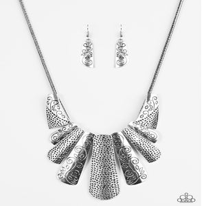 Untamed - Silver Paparazzi Necklace