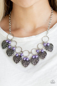 Very Valentine - Purple Paparazzi Necklace