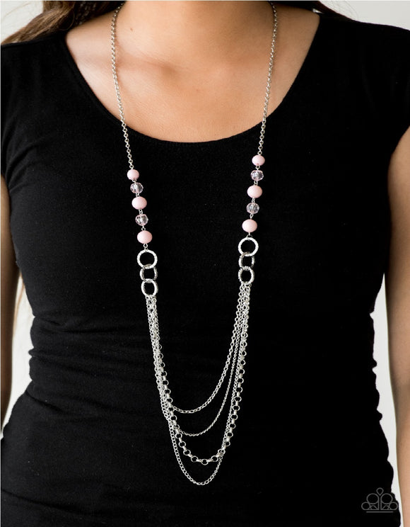 Vividly Vivid - Pink Paparazzi Necklace