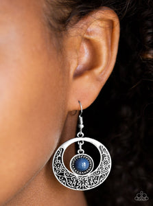 Wandering Waikiki - Blue Paparazzi Earrings