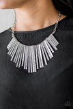 Welcome To The Pack - Silver Paparazzi Necklace