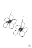 Wildflower Walkway- Silver Paparazzi Earrings