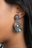 A DREAMCATCHER Come True - Pink Clip-on Paparazzi Earrings