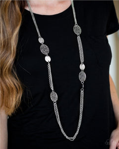 A Force Of Nature - Silver Paparazzi Necklace