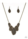 A New Discovery - Brass Paparazzi Necklace