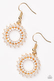 A Proper Lady - Gold Paparazzi Earrings